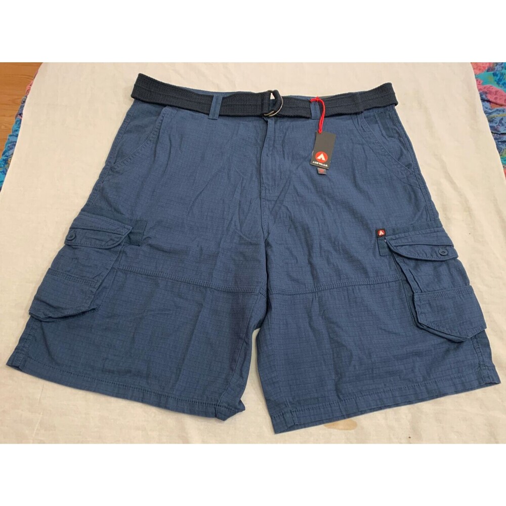 NWT AIRWALK MENS STRETCH CARGO BELTED SHORTS SIZE 40